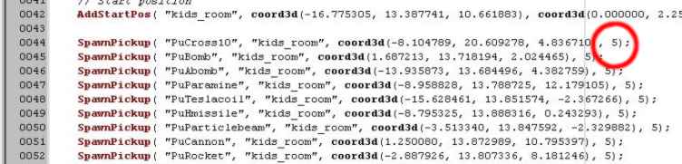 Pickup respawn times